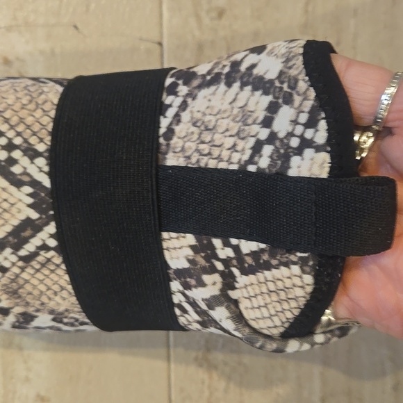 Steve Madden Nital Faux Snakeskin Platform Slide Sneakers - Picture 8 of 12